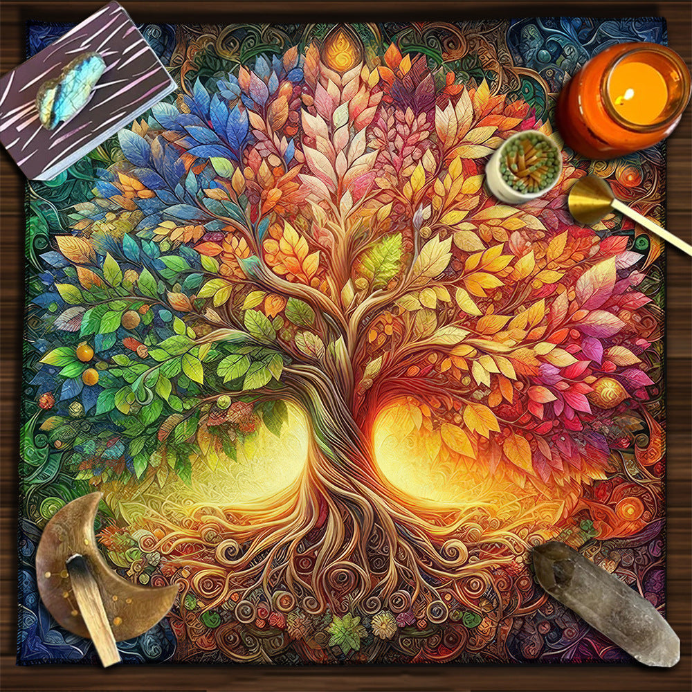 Moon Geometric Card Board Game Tarot Tablecloth