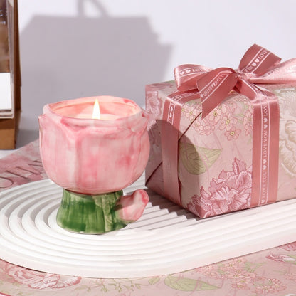 Creative Home Bedroom Tulip Aromatherapy Candle