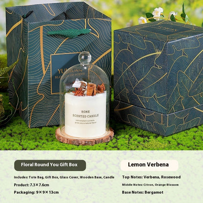 Aromatherapy Candle Hand Gift Real Flower Fragrance Bedroom Decoration