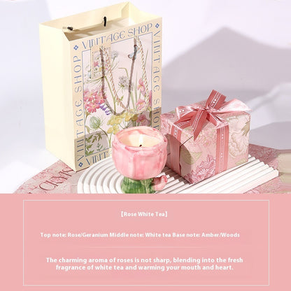 Creative Home Bedroom Tulip Aromatherapy Candle