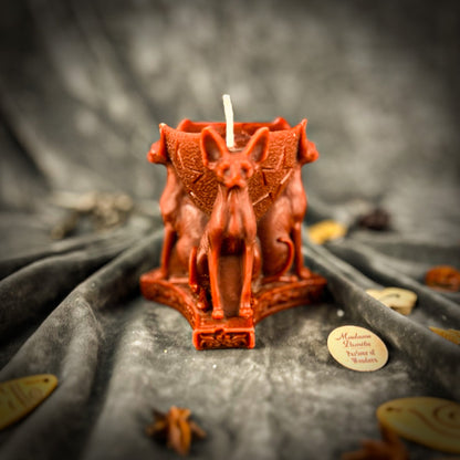 Bastet Triple Protection Candle Spell Kit - Goddess Protection & Family Magic
