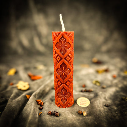 Khrest Cross of Protection and Plenty Pillar Candle Spell Kit - Sacred Balance & Abundance Magic