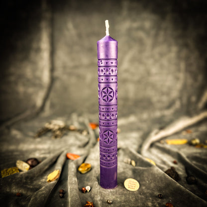 Rozetka Six Petal Rosette Candle Spell Kit - Protection & Harmony