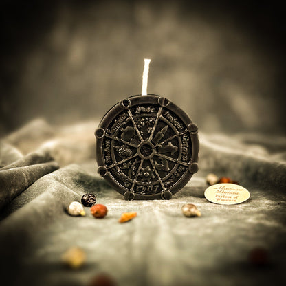 Wheel of the Year Wishes Candle Spell Kit - Sabbat Celebrations & Seasonal Magic