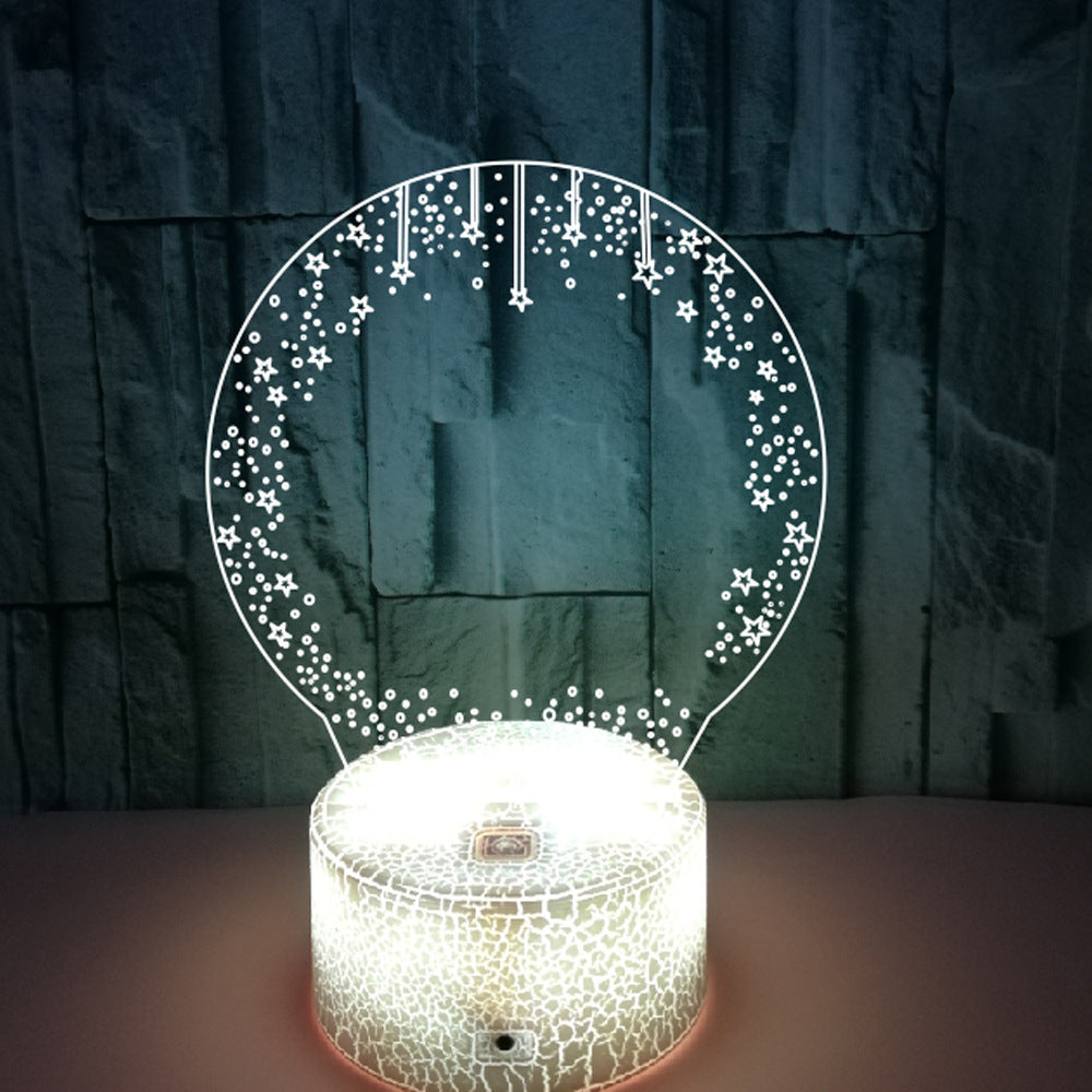 Acrylic Small Desk Lamp Erasable Message