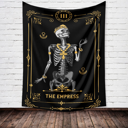 New Skull Tarot Card Tapestry Home Wall Decoration Background Cloth