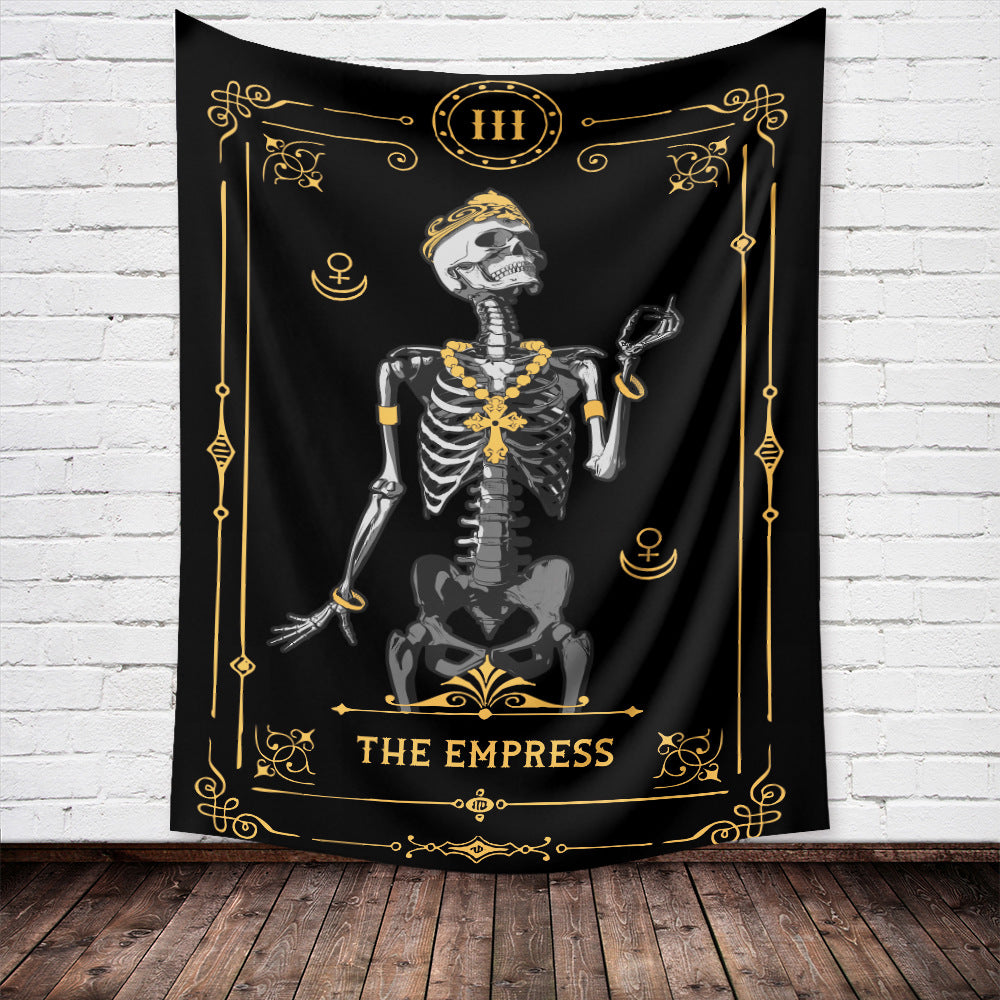 New Skull Tarot Card Tapestry Home Wall Decoration Background Cloth