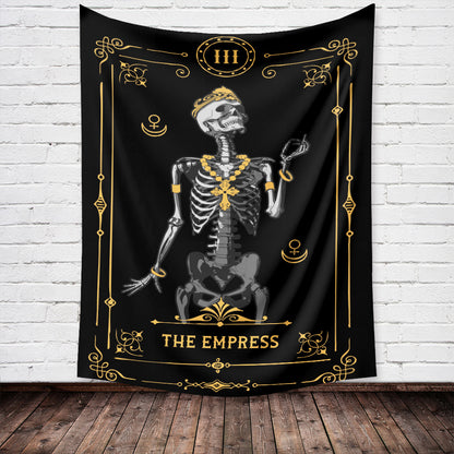 New Skull Tarot Card Tapestry Home Wall Decoration Background Cloth