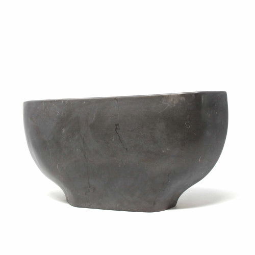 Soapstone Black Menorah - Smolart