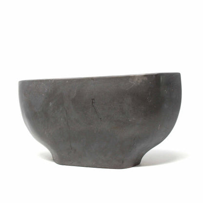 Soapstone Black Menorah - Smolart