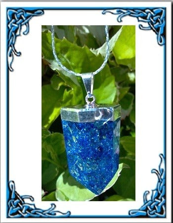 Crackle Quartz Fairy Pendants