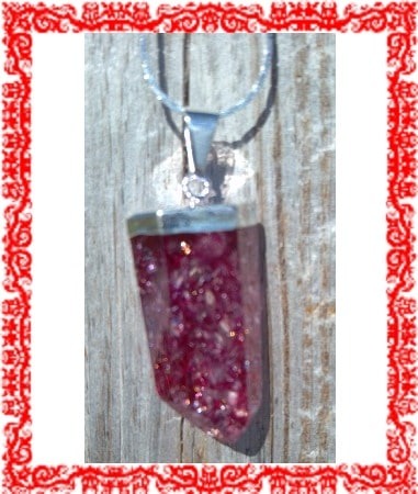 Crackle Quartz Fairy Pendants