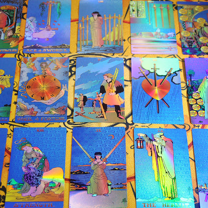 2 New Gold Foil Tarot Color Printing