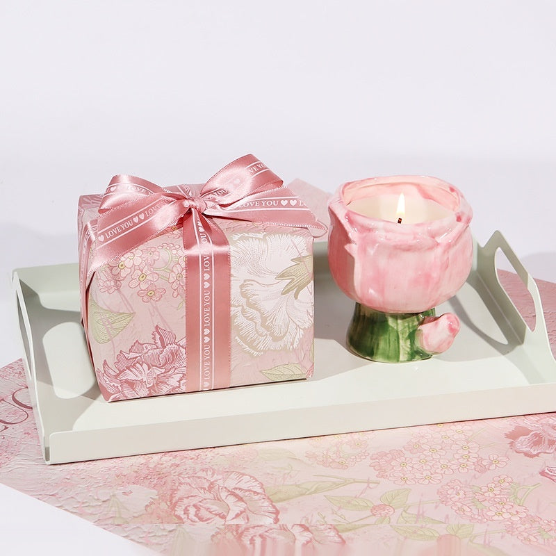Creative Home Bedroom Tulip Aromatherapy Candle