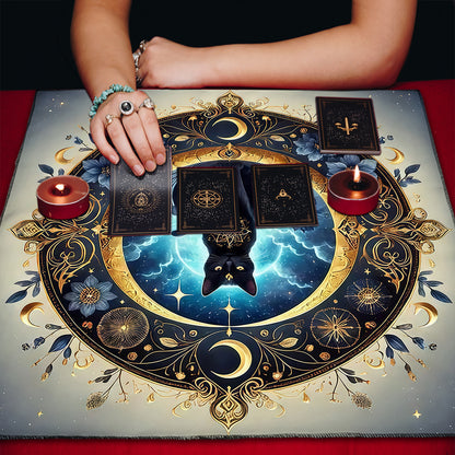 Moon Geometric Card Board Game Tarot Tablecloth