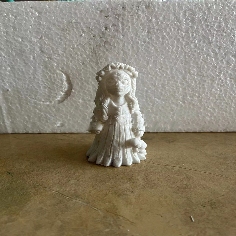Cross-border New Cartoon Little Girl Doll Cone Burner Incense Burner Ornaments