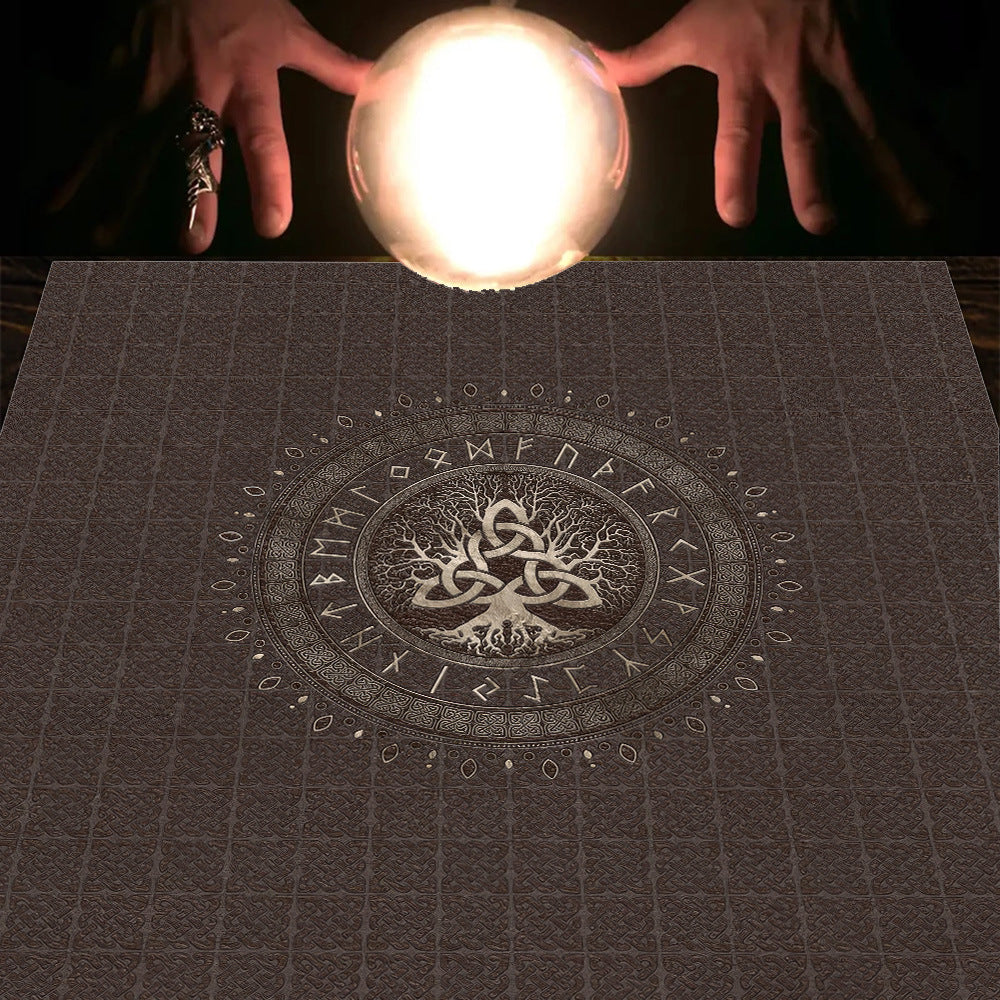 Tarot Tarot Tablecloth Cloth Cushion Moon Sun Lucky Tree Velvet