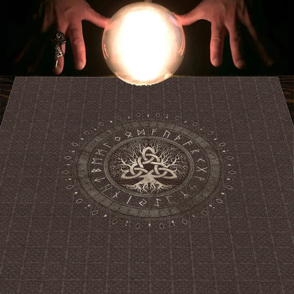 Tarot Tarot Tablecloth Cloth Cushion Moon Sun Lucky Tree Velvet