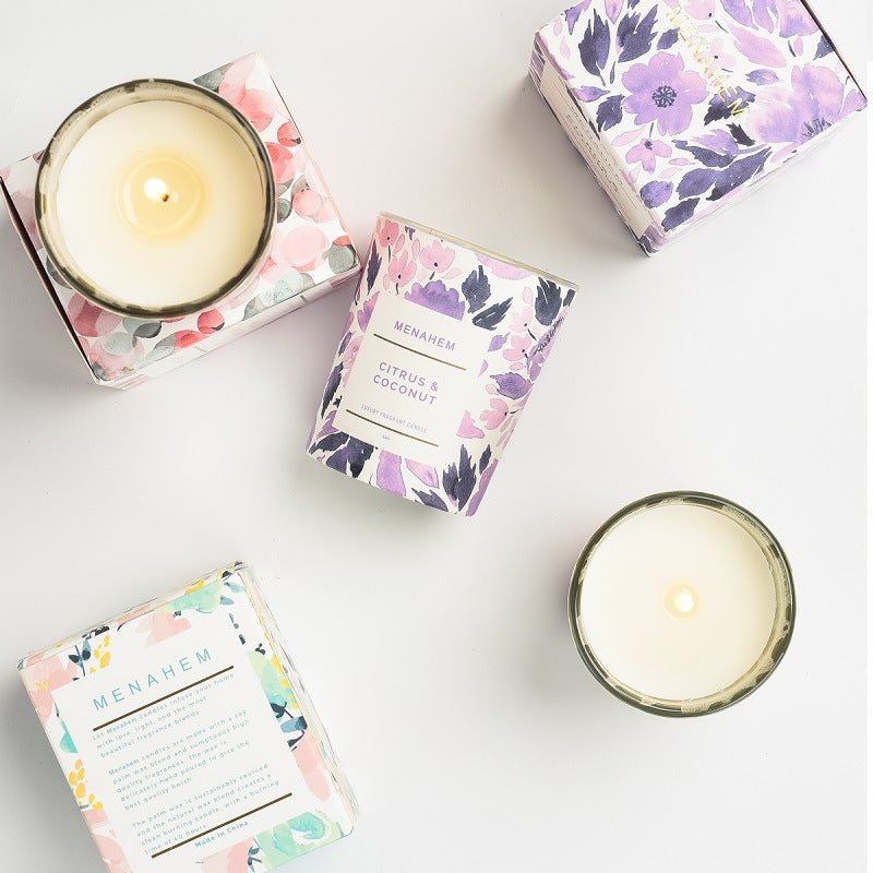 Smoke-free Aromatherapy Candle Flower Gift