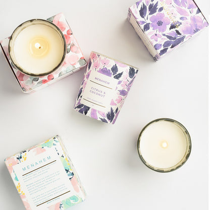 Smoke-free Aromatherapy Candle Flower Gift