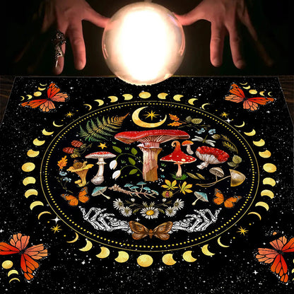 Tarot Tarot Tablecloth Cloth Cushion Moon Sun Lucky Tree Velvet