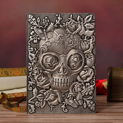 Retro Embossed PU Halloween Gift Notepad Notebook