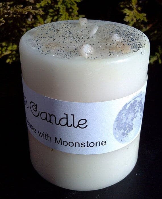 New Moon/Full Moon Candle Set