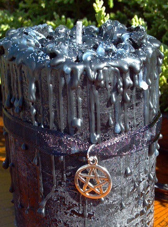 Midnight Spell Candle 3 x 6"