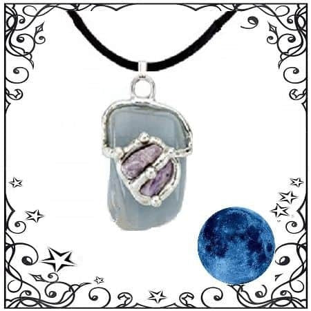 Blue Moon Drop Pendant