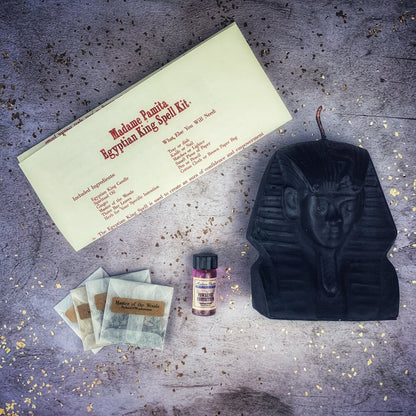 Egyptian King Candle Spell Kit - Power, Magnetism & Pharaoh Magic