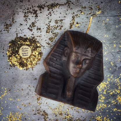 Beeswax Egyptian King Spell Candle - Power, Magnetism & Pharaoh Magic
