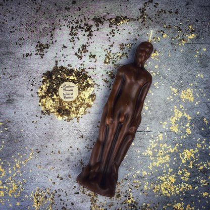 Male Figural Candle Spell Kit - Sympathetic Magic & Personal Power
