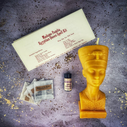 Egyptian Queen Candle Spell Kit - Power, Beauty & Magnetism Magic