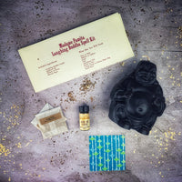 Laughing Buddha Abundance Candle Spell Kit - Wealth, Luck & Prosperity Magic