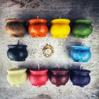 Beeswax Cauldron of Magick Spell Candle - Transformation & Positive Change Magic