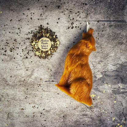 Howling Wolf Candle Spell Kit - Authentic Voice & Courage Magic