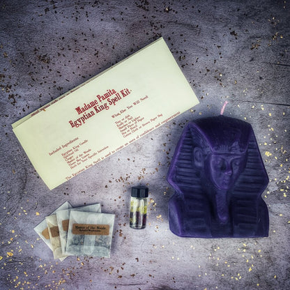 Egyptian King Candle Spell Kit - Power, Magnetism & Pharaoh Magic