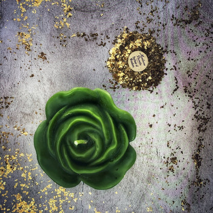 Beeswax Rose Romance Spell Candle - True Love & Soul Mate Magic